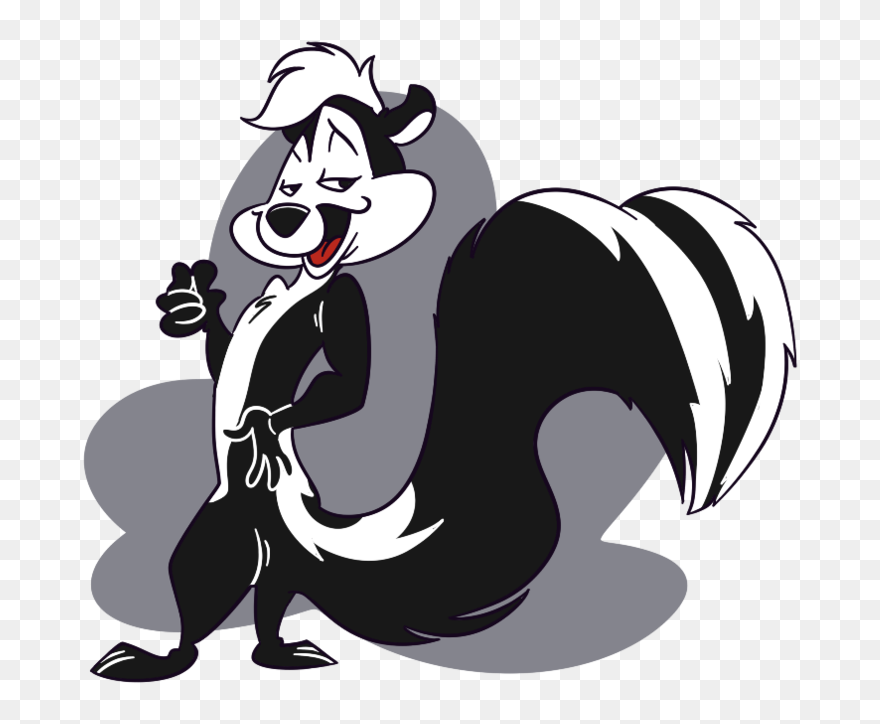 Transparent Skunks Clipart - Transparent Pepe Le Pew Png