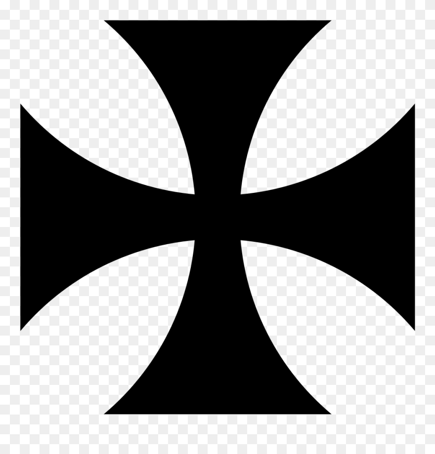 Iron Cross Maltese Cross Symbol Clip Art - Transparent Malta Cross Png