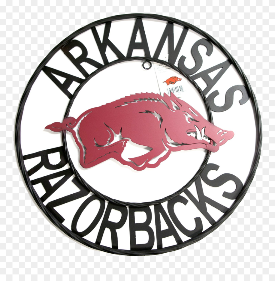 Arkansas Razorbacks Wrought Iron Wall Lrt Arkwri18 - New York School Bus Contractors Association Clipart
