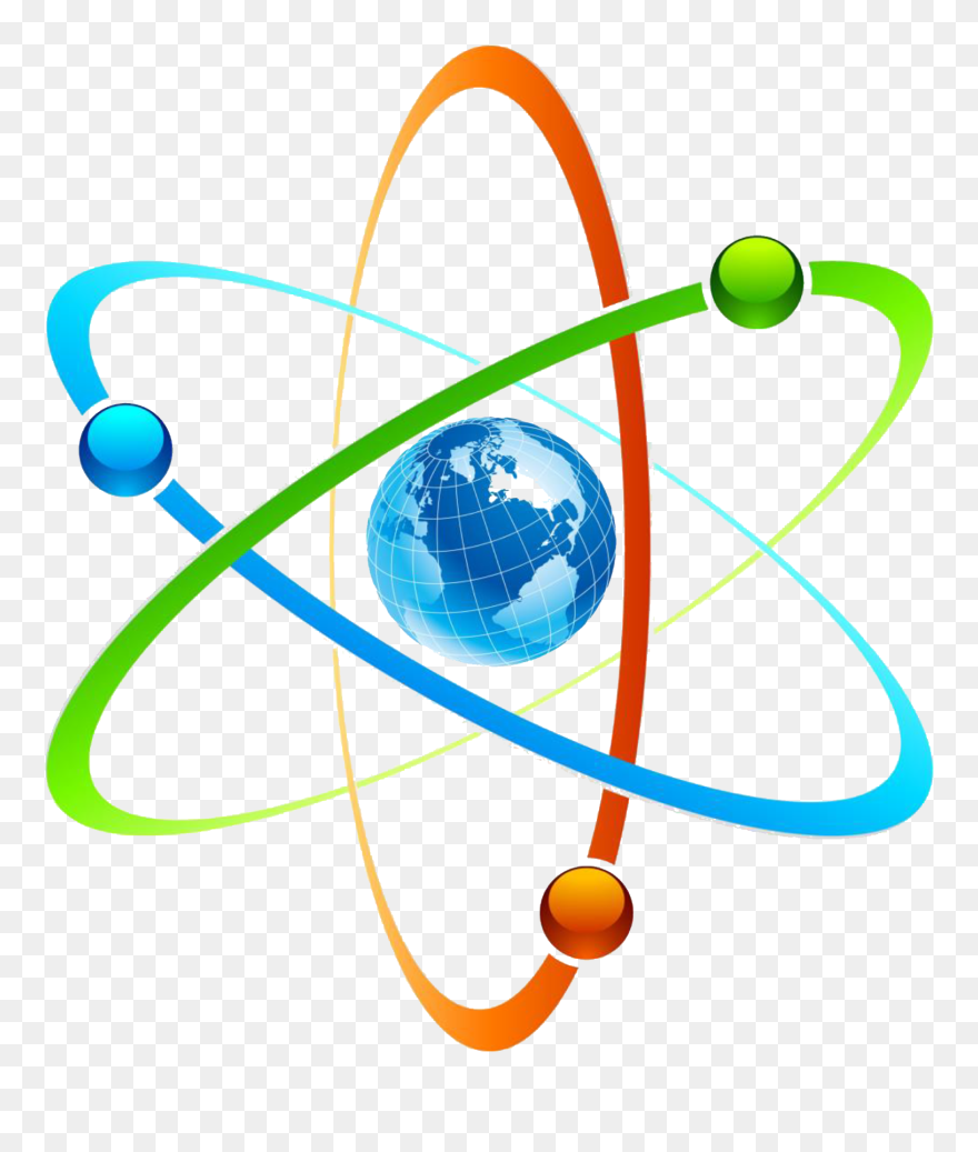 Science Atom Transparent Background Clipart