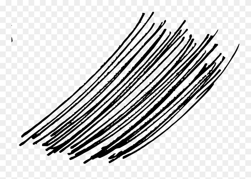 Thin Hair Lines Svg Clip Arts - Vector Black Lines Png Transparent Png