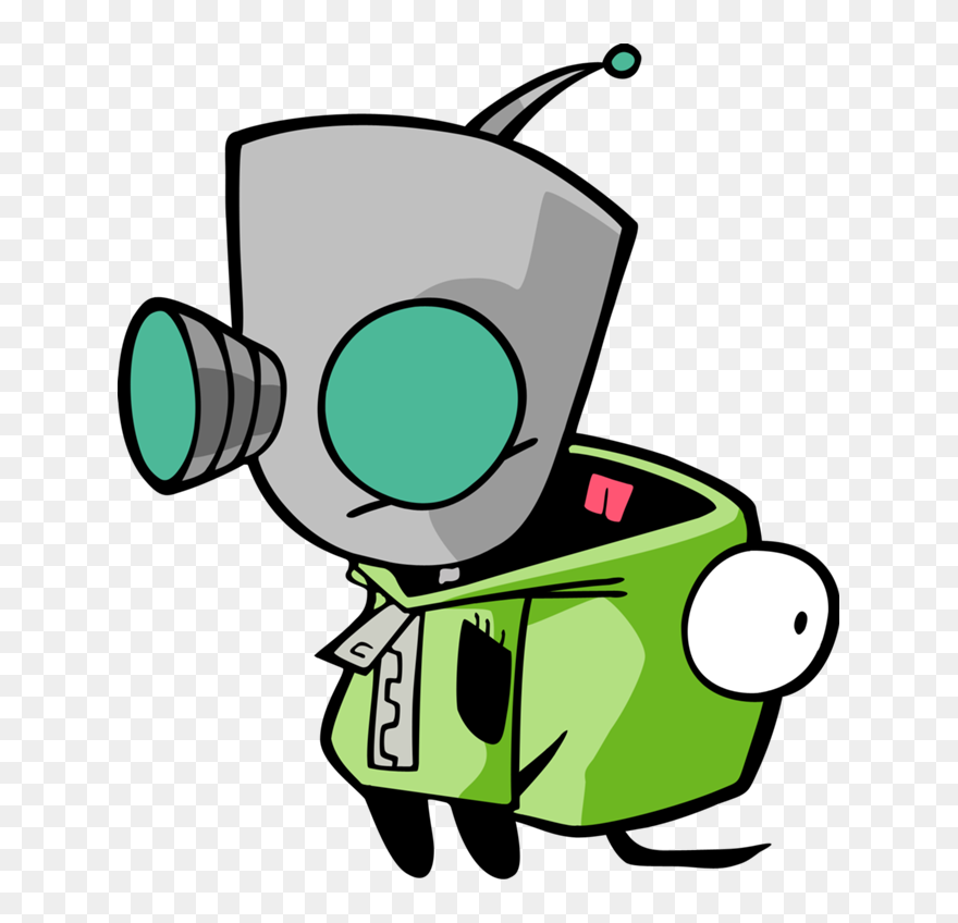 Gir Invader Zim Characters Clipart
