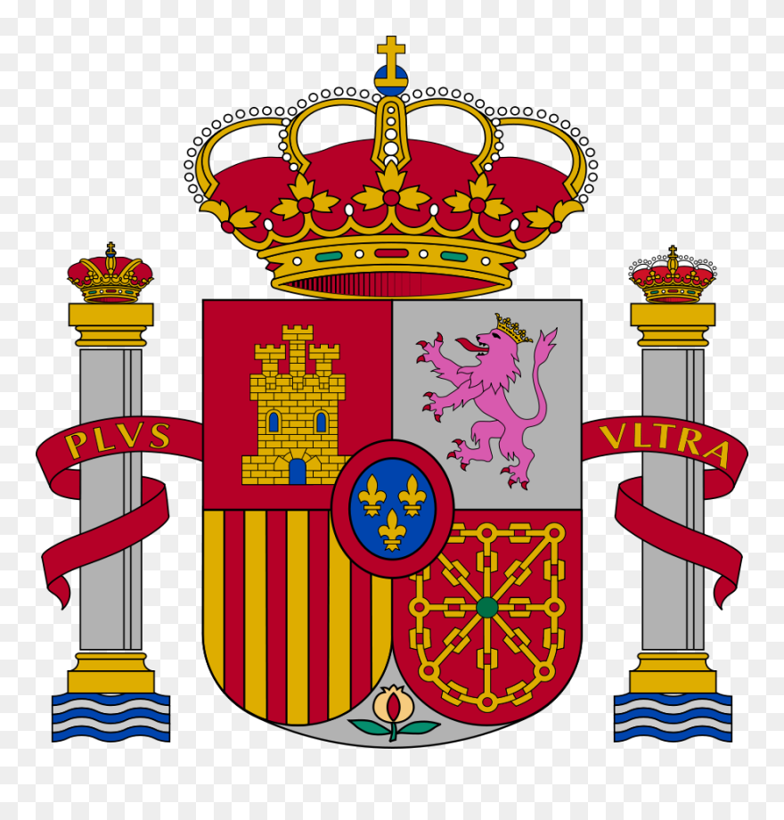 900px-escudo De España - Spain Coat Of Arms Clipart
