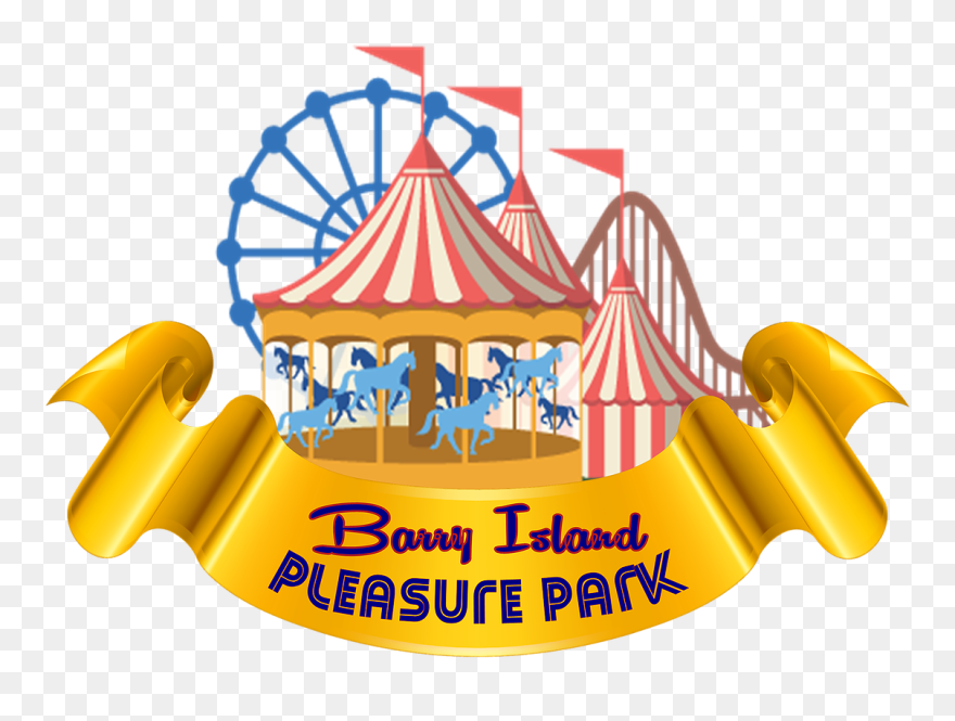 Park Clipart Family Day Out - Child Carousel - Png Download