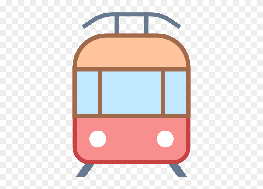 Tram Icon-1575965662 - Clip Art - Png Download