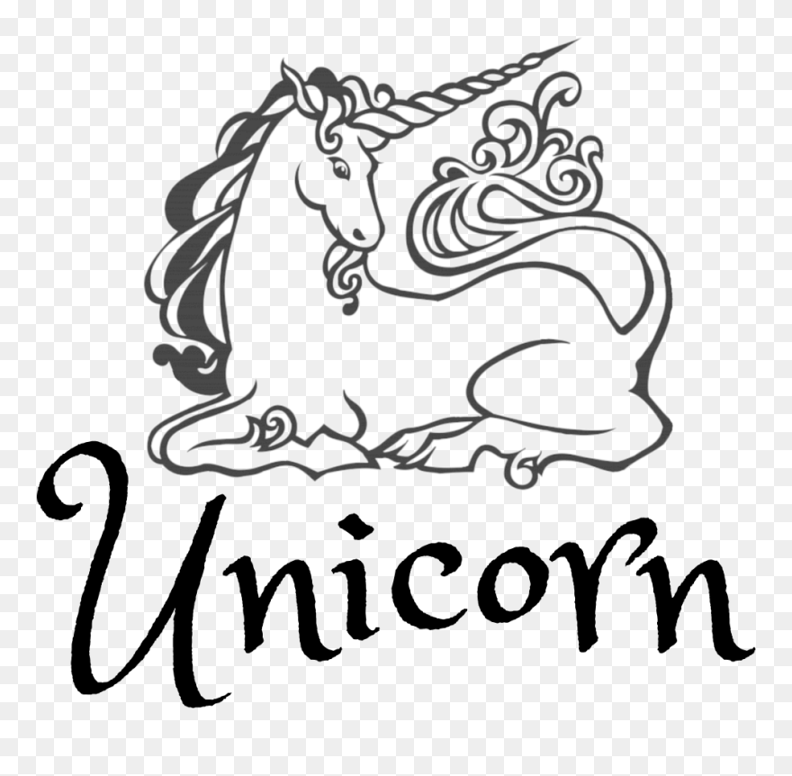 Unicorn Baby And Unicorn Fibre Clipart