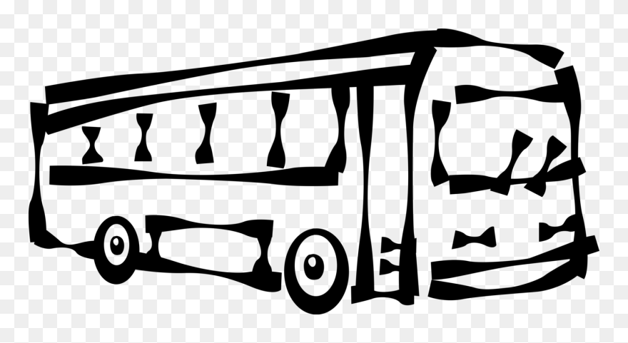 Transportation Clipart Urban Transport - Buss - Png Download