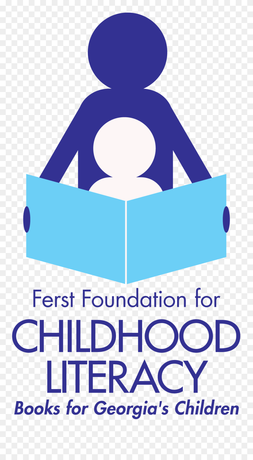 Children And Book Logo Clipart