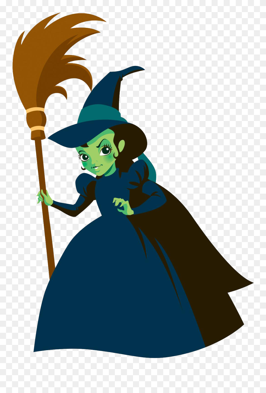 Witch Wizard Of Oz Cartoon Clipart