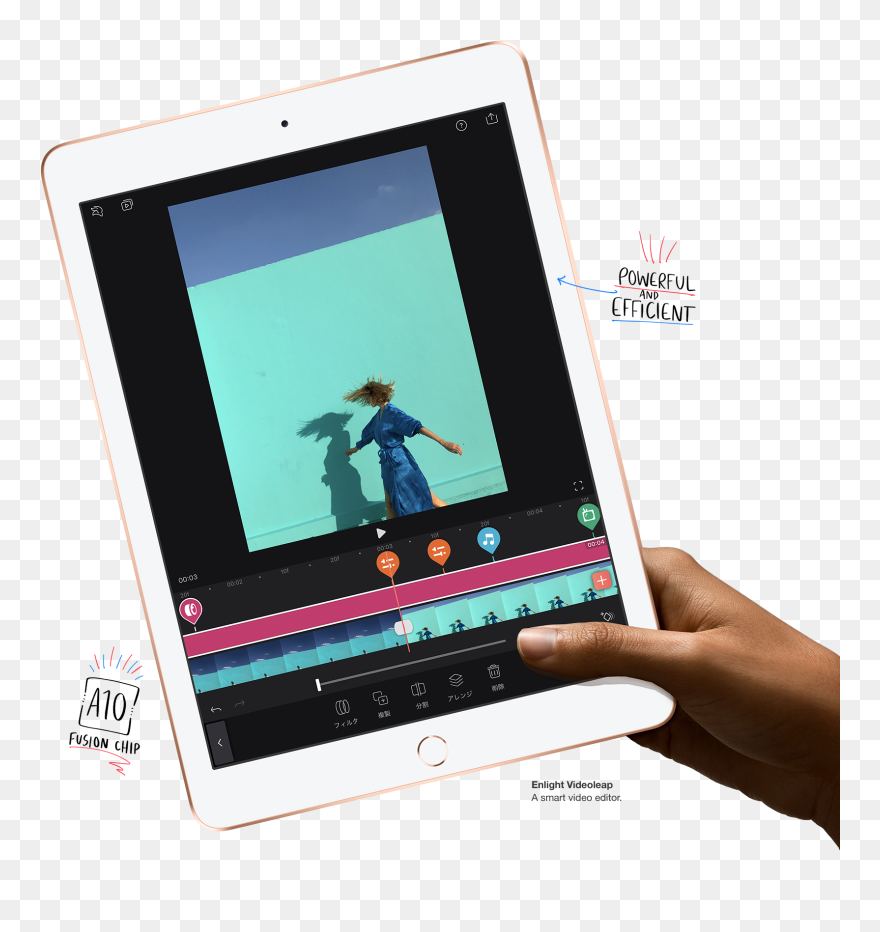 A10 Fushon Chip Powerful And Efficient Enlight Videoleap - Ipad 7th Generation Rumors Clipart