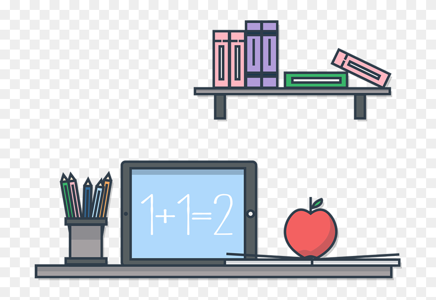 Ipads For Education - Shelf Clipart