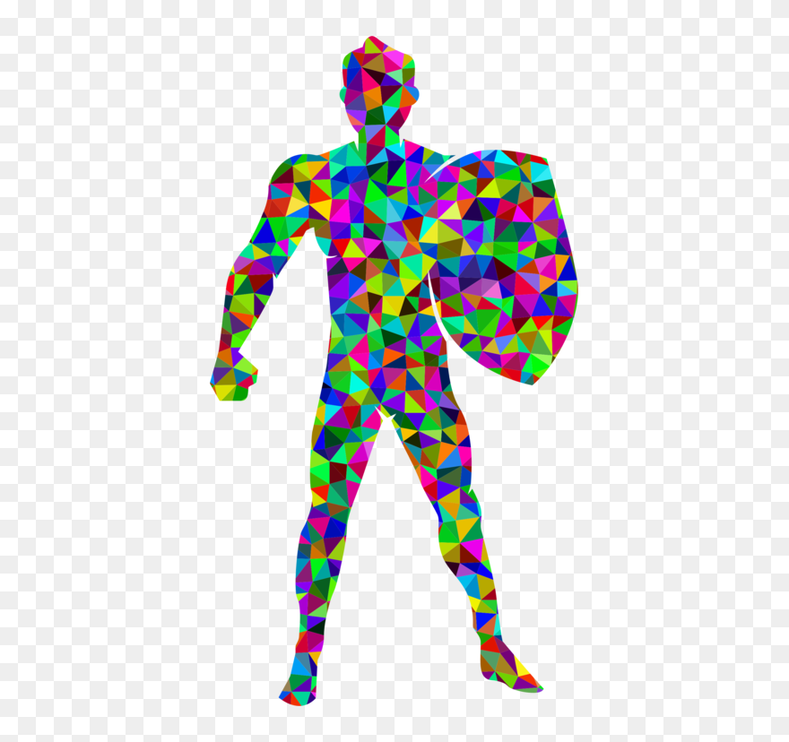 Pink,spandex,jester - Prismatic Man Clipart