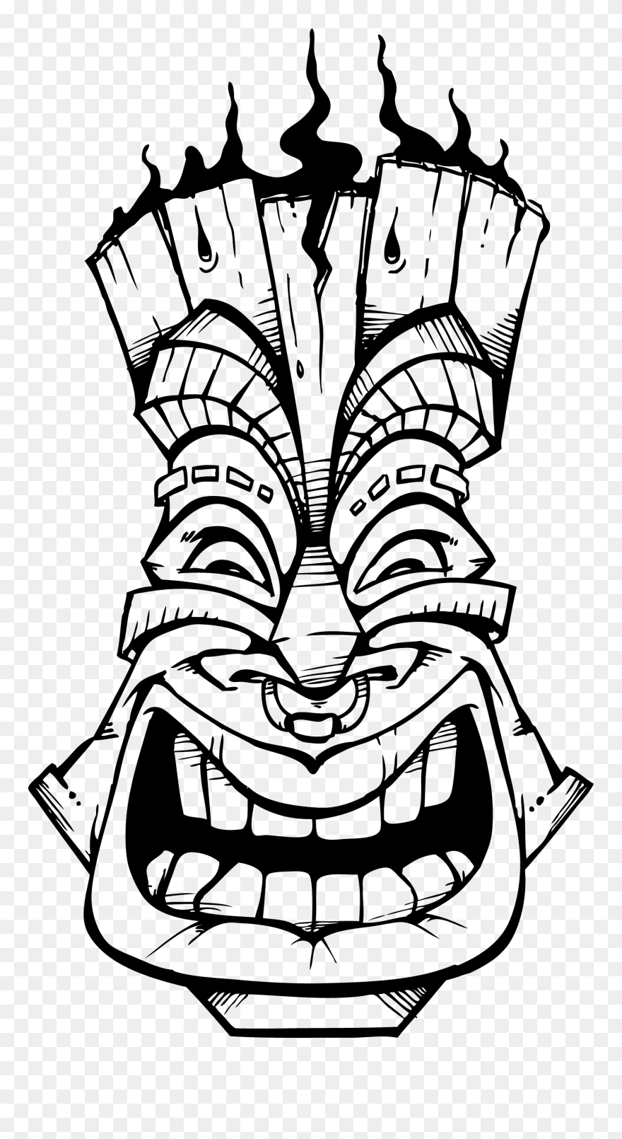 Transparent Tiki Hut Png Clipart
