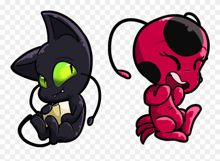 Transparent Tiki Clip Art - Draw Tikki And Plagg - Png Download