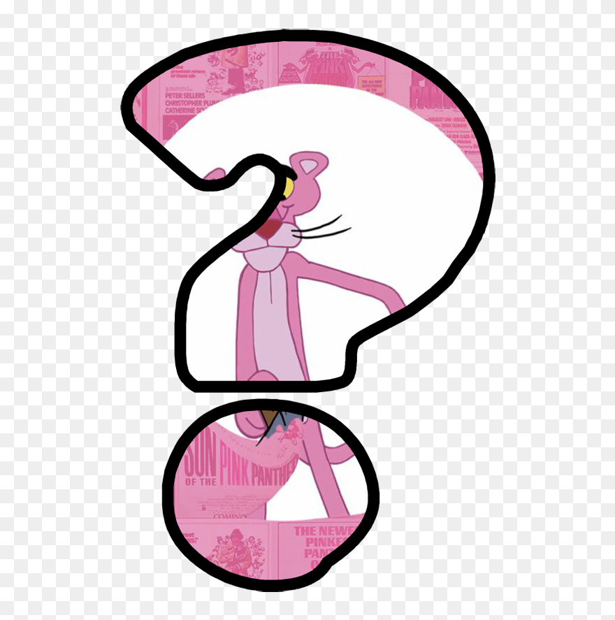 Pink Panther Question Mark Clipart