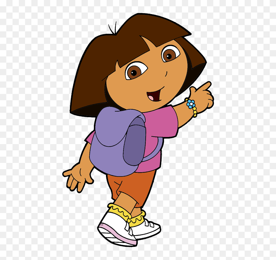 Dora The Explorer Clip Art Cartoon Clip Art - Dora The Explorer Clipart - Png Download