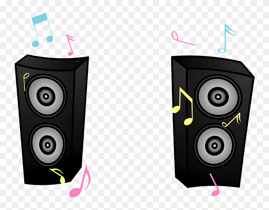 Speaker Music Clipart - Loudspeaker - Png Download