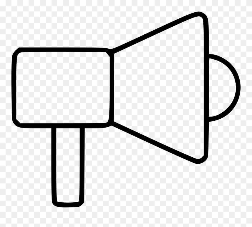Megaphone Speaker Alert Marketing Public Loud Voice - Megaphone Clipart