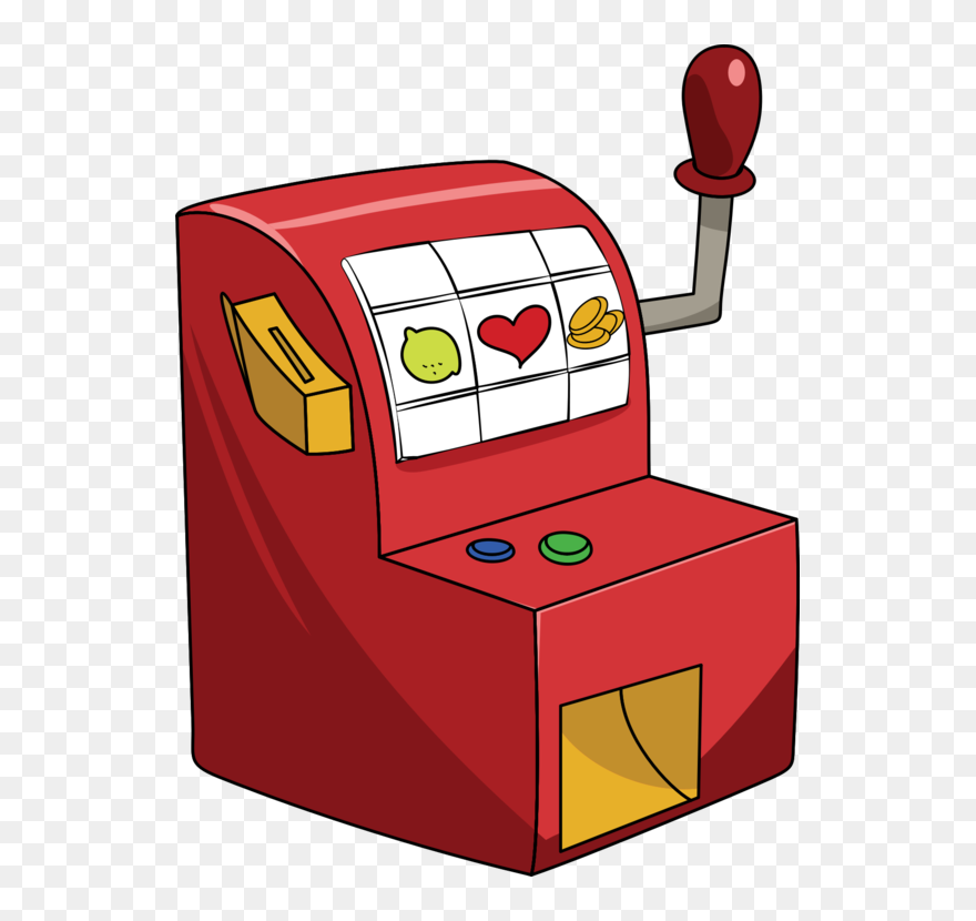 Area,fictional Character,line - Clipart Slot Machine - Png Download