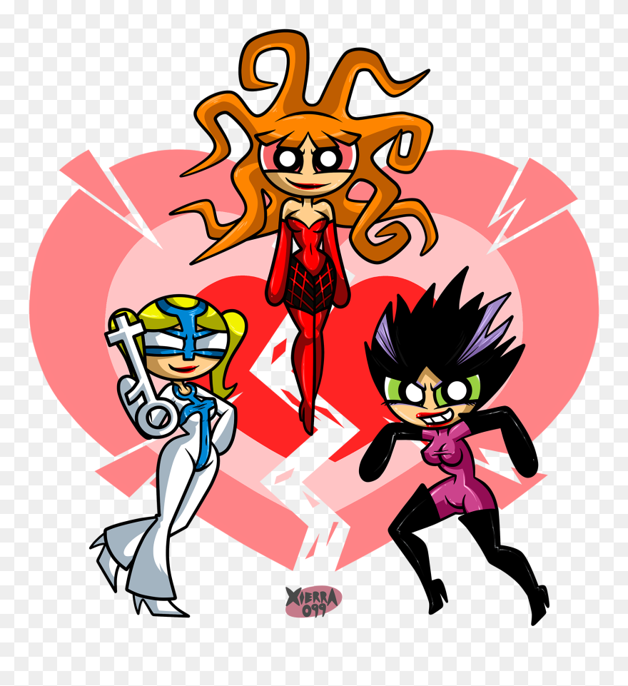 Powerpuff Teens Month Ii Is Over By Xierra099 - 4 Powerpuff Girls As Teens Clipart
