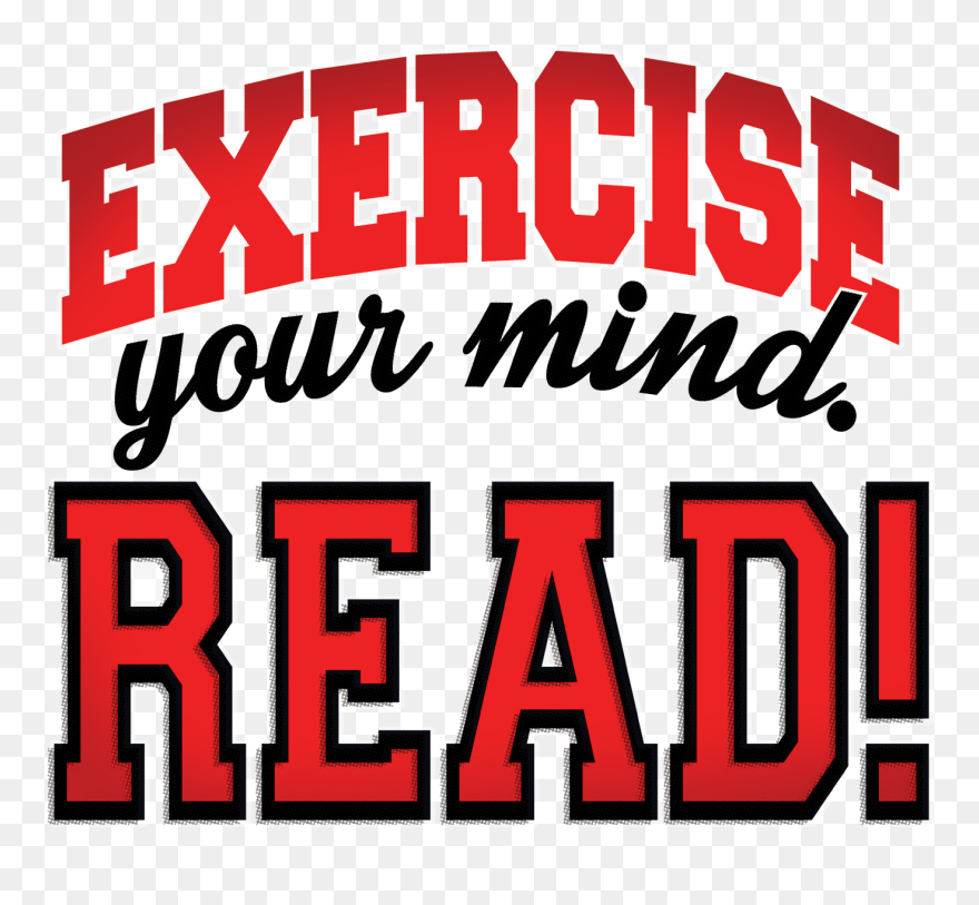 Exercise Your Mind Logo - Slogan About Early Registration Clipart
