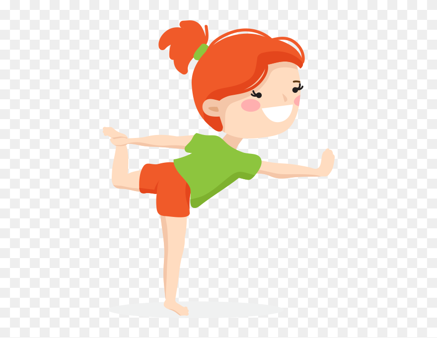 Kids Yoga Pose Seven - Yoga Kids Png Clipart