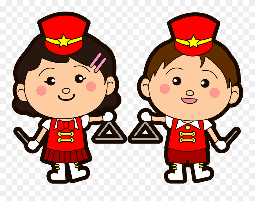 Marching Band Triangle Clipart - トライアングル イラスト 演奏 - Png Download