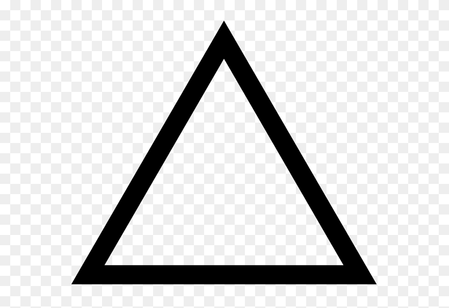 Transparent Penrose Triangle Png - Triangle Clipart Black And White