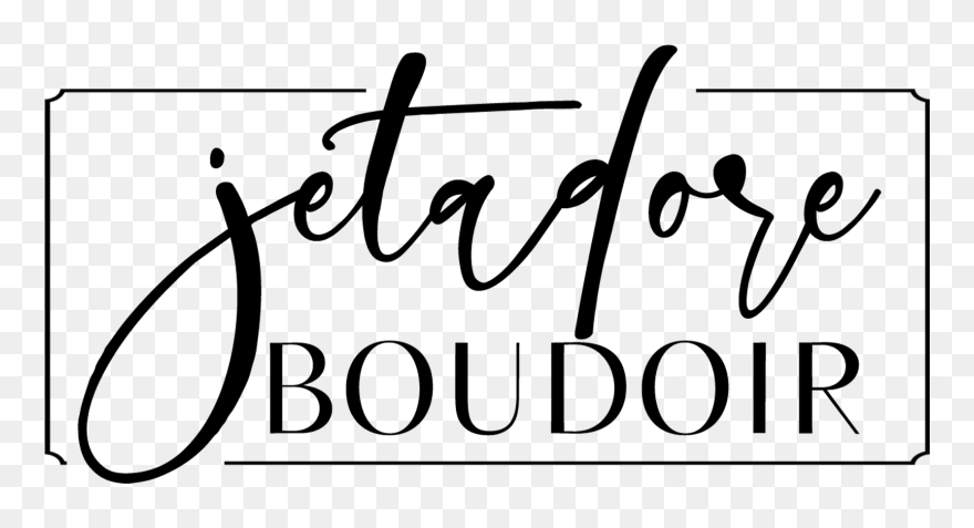 Je-t"adore Boudoir Lubbock Boudoir Photography - Calligraphy Clipart