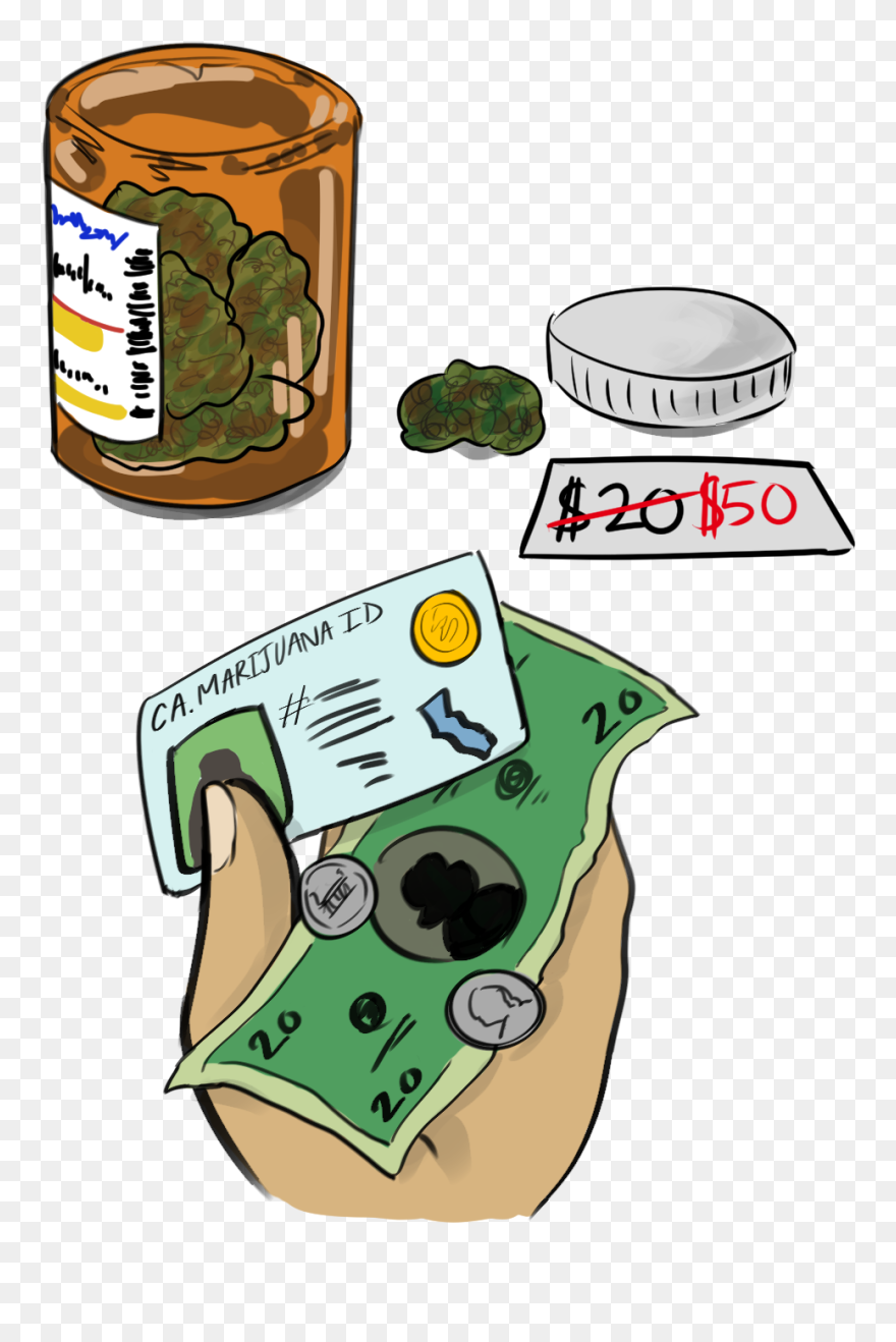 Medical Marijuana Costs Jump After Prop - Cartoon Clipart