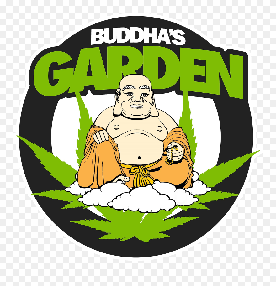 Buddha"s Garden - Cartoon Clipart