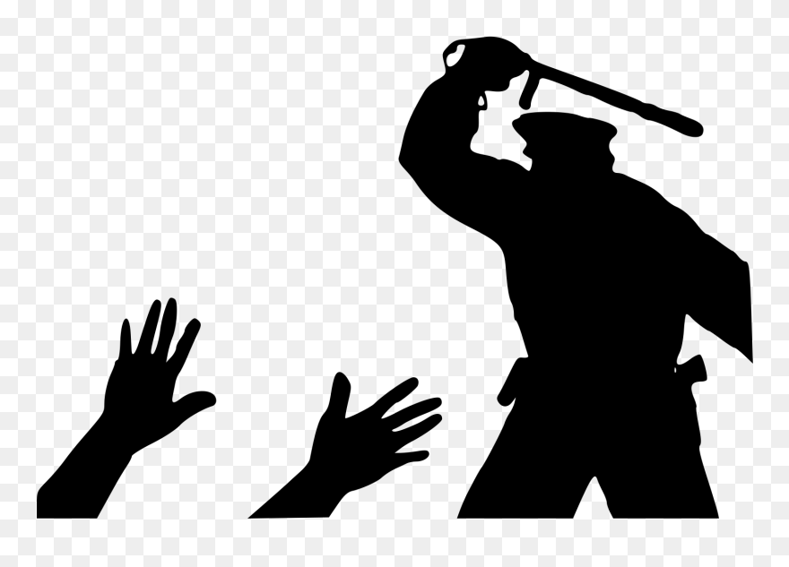 Police Brutality Clip Art - Png Download