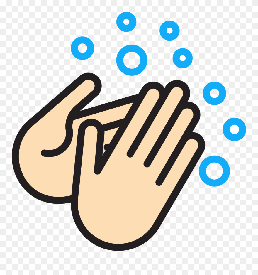 Wash Your Hand Vector Clipart