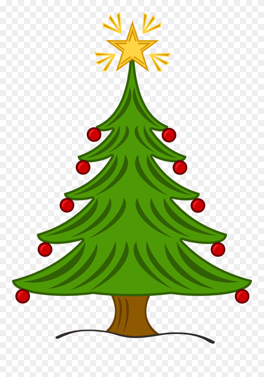 Christmas Tree Clip Art - Png Download