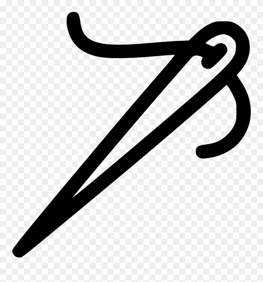Needle Needle Needlework Tailoring - Tailoring Icon Svg Clipart