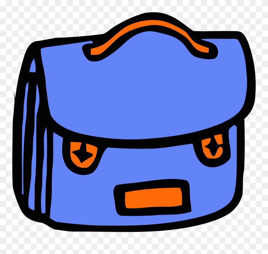 School Bag Clipart - Png Download