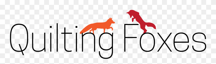Quilting Foxes Quilt Shop & Gallery Logo Clipart
