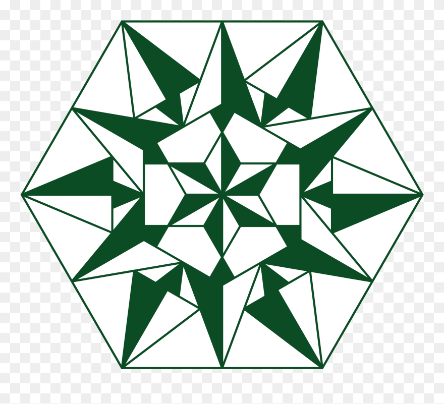 Evergreen Quilters - Triangle Clipart