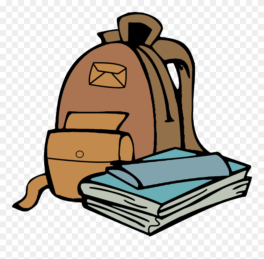 School Bag Clipart Png - Clip Art Transparent Png