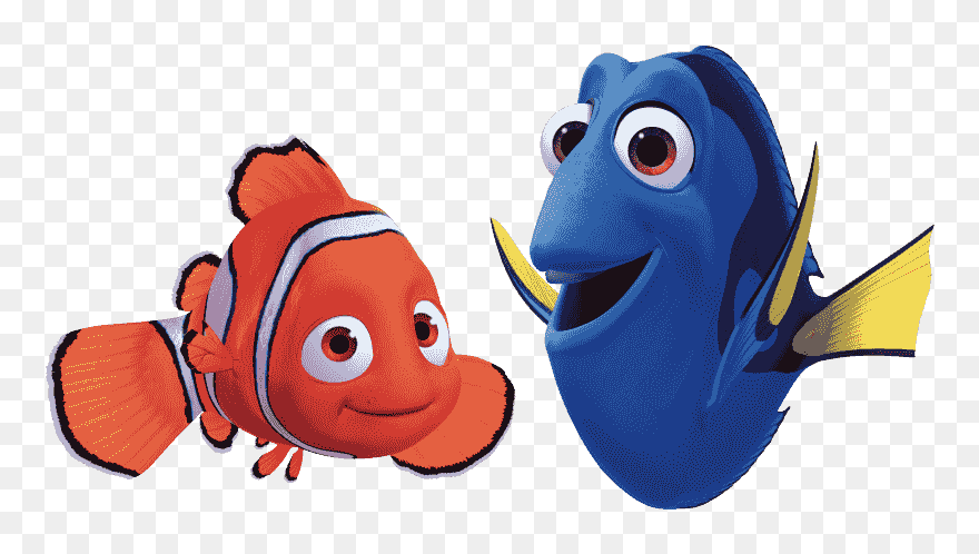 Nemo And Dory Png - Nemo And Dory Drawing Clipart