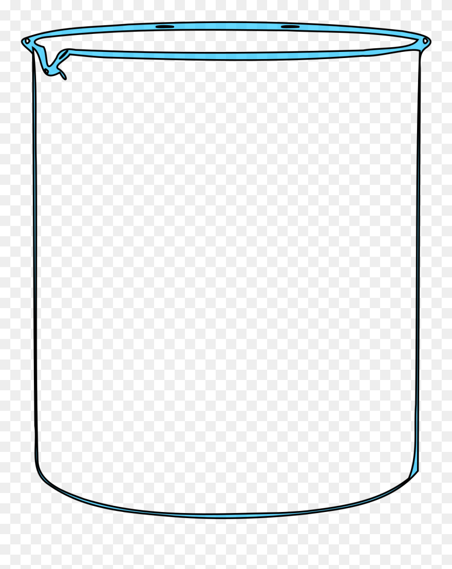 1 Litre Beaker Clipart , Png Download - Clipart Becherglas Transparent Png