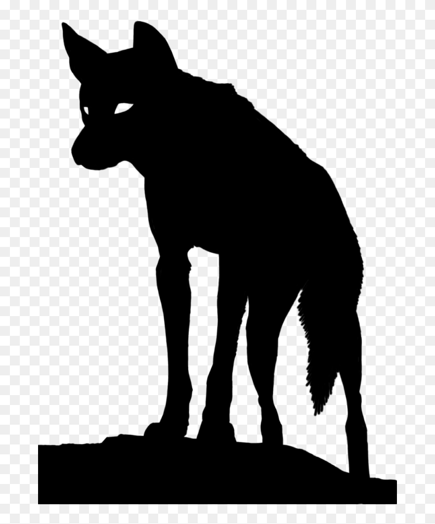 Dingo Coyote Clip Art - Dingo Silhouette - Png Download