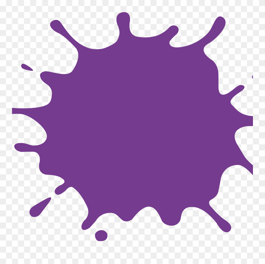 Purple Splat Transparent & Png Clipart Free Download - Nickelodeon Splat Logo 2009