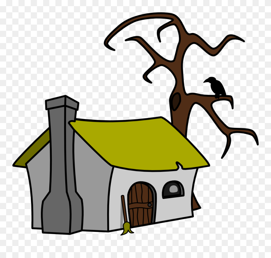 Cabin Clipart Cartoon - Cottage Clip Art - Png Download