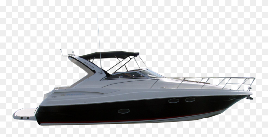 Clipart Boat Cabin Cruiser, Clipart Boat Cabin Cruiser - Cabin Cruiser Boat Clipart - Png Download