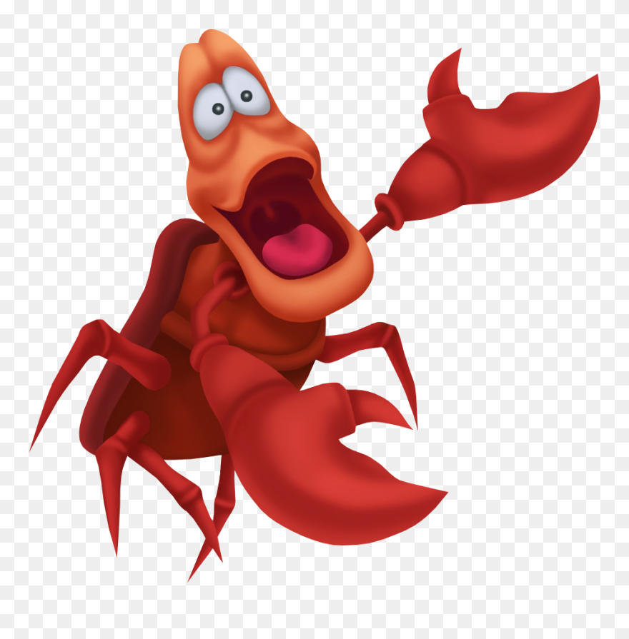 Search - Sebastian Little Mermaid Png Clipart