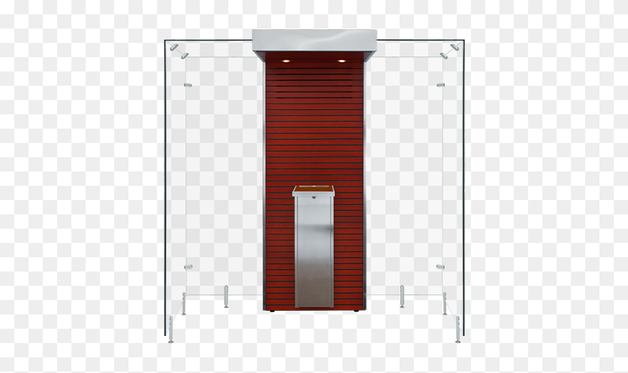 Mahogany And Metal - Locker Clipart