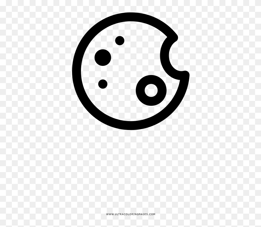 Paint Palette Coloring Page - Circle Clipart