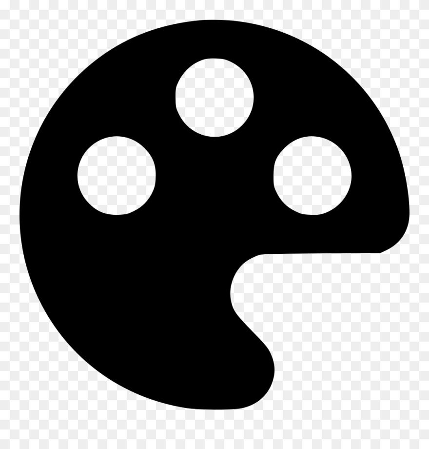 Paint Palette - Circle Clipart