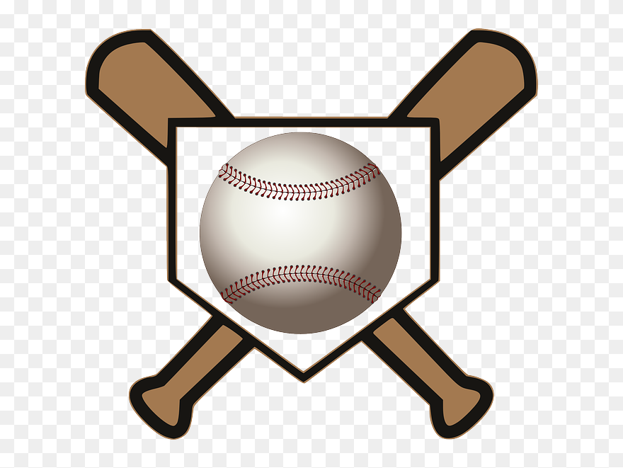 Library Of Baseball Theme Banner Freeuse Stock Png - Baseball Ball And Bat Clipart
